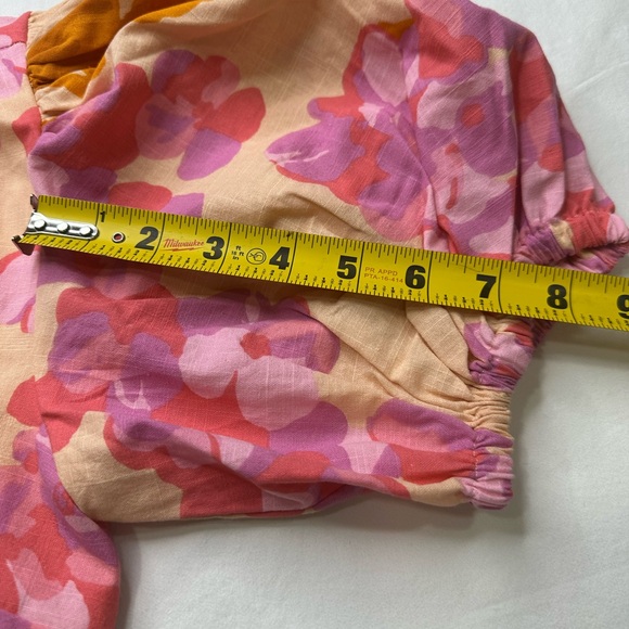 SABO FLORAL PUFF SLEEVE SKIRT AND TOP NEW WHIT OUT TAGS - Picture 13 of 15